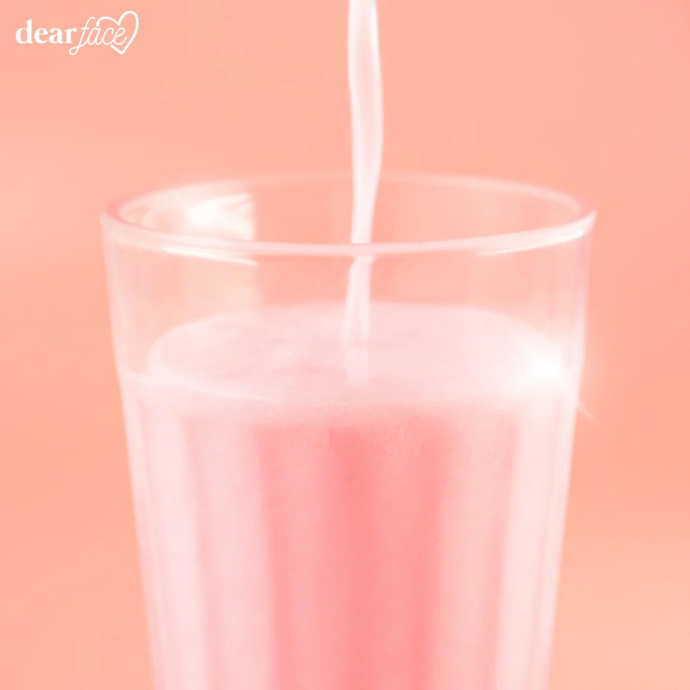 Beauty Milk Strawberries And Cream - Ashwagandha + Glutathione + Collagen Drink