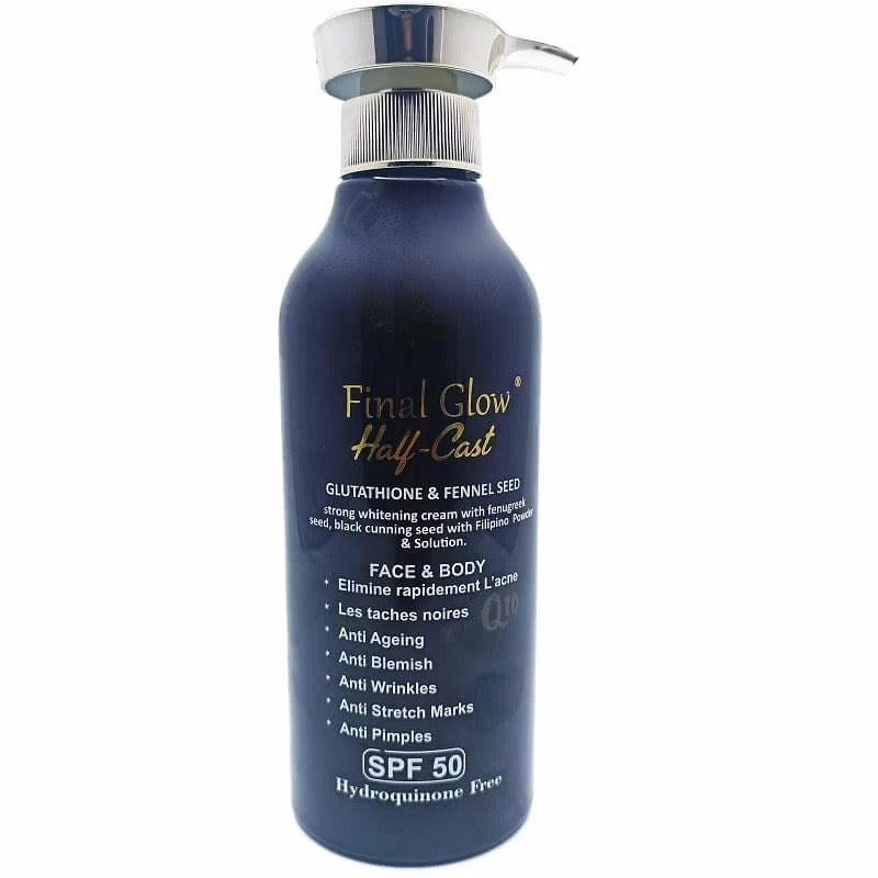 Final Glow Half Cast Glutathione & Fennel Seed Body Lotion 500ml