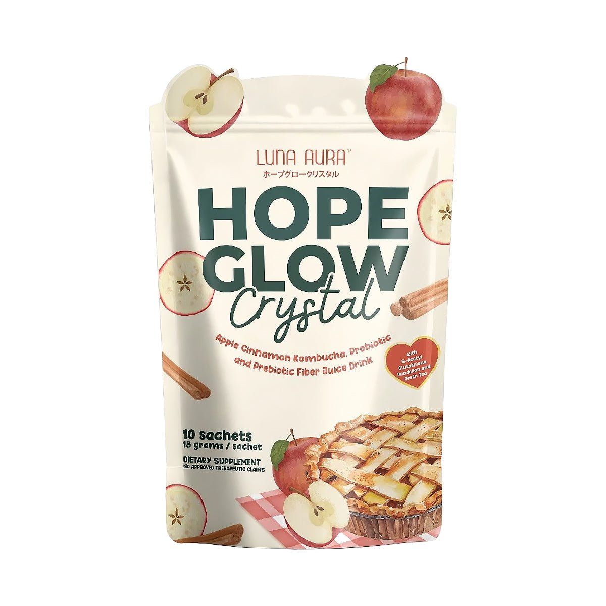 HOPE GLOW KRISTALL-ZIMT-KOMBUCHA