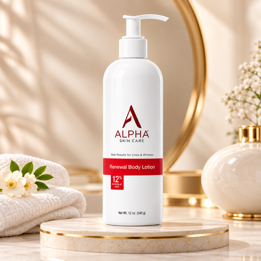Alpha Skin Care – Renewal Body Lotion 12% Glycolic AHA,