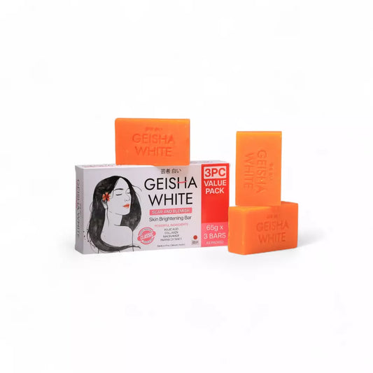 Geisha White Classic – Savon Éclaircissant à l'Acide Kojique et au Collagène