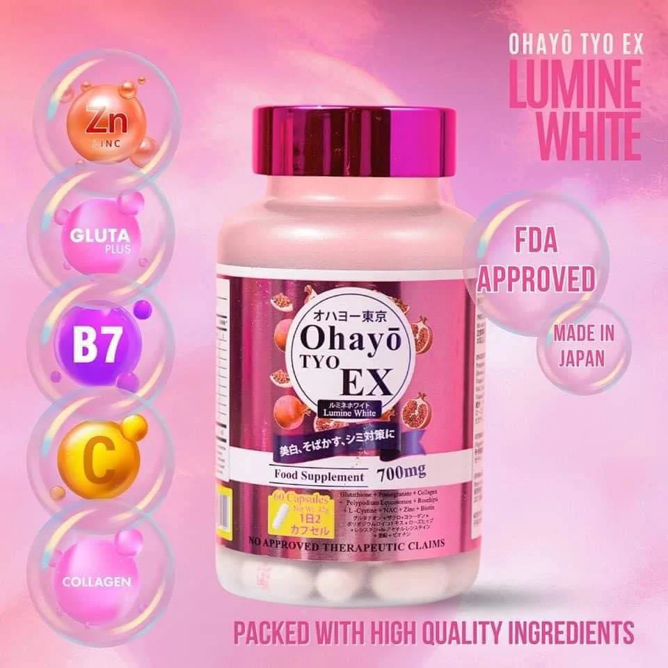 OHAYO TYO EX Lumine White Glutathione