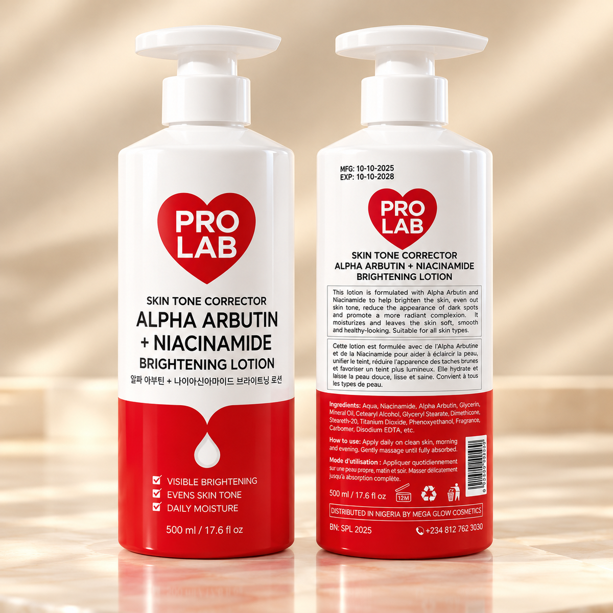 PRO LAB Skin Tone Corrector – Alpha Arbutin + Niacinamide
