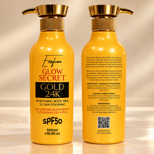 GLOW SECRET - LAIT CORPORELLE OR 24K
