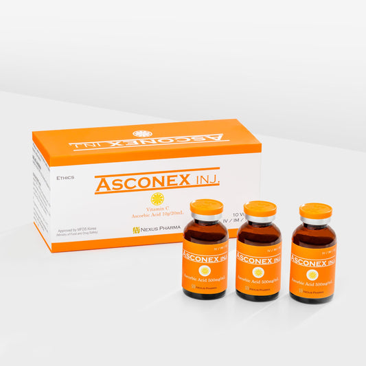 Injection d'Asconex – Vitamine C 10 000 mg
