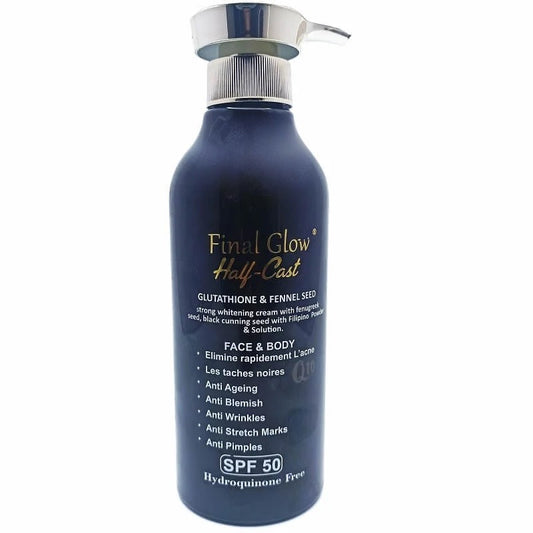 Final Glow Half Cast Glutathione & Fennel Seed Body Lotion 500ml